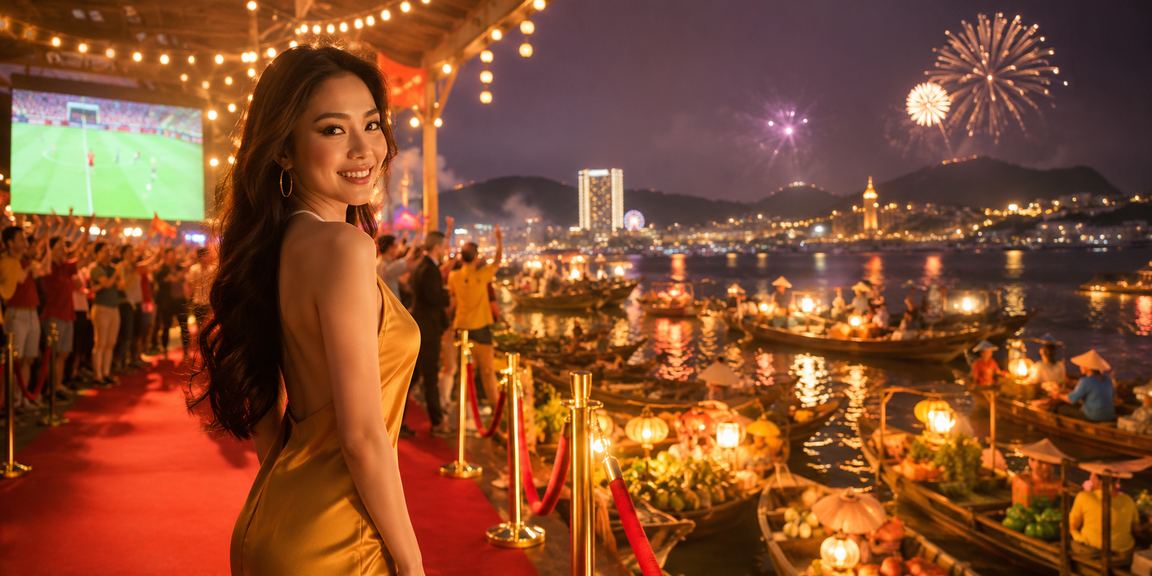 Người dùng Vũng Tàu đặt cược thể thao tại chợ đêm sôi động ven biển